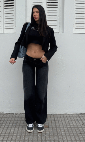 Wide Leg Lola Gris