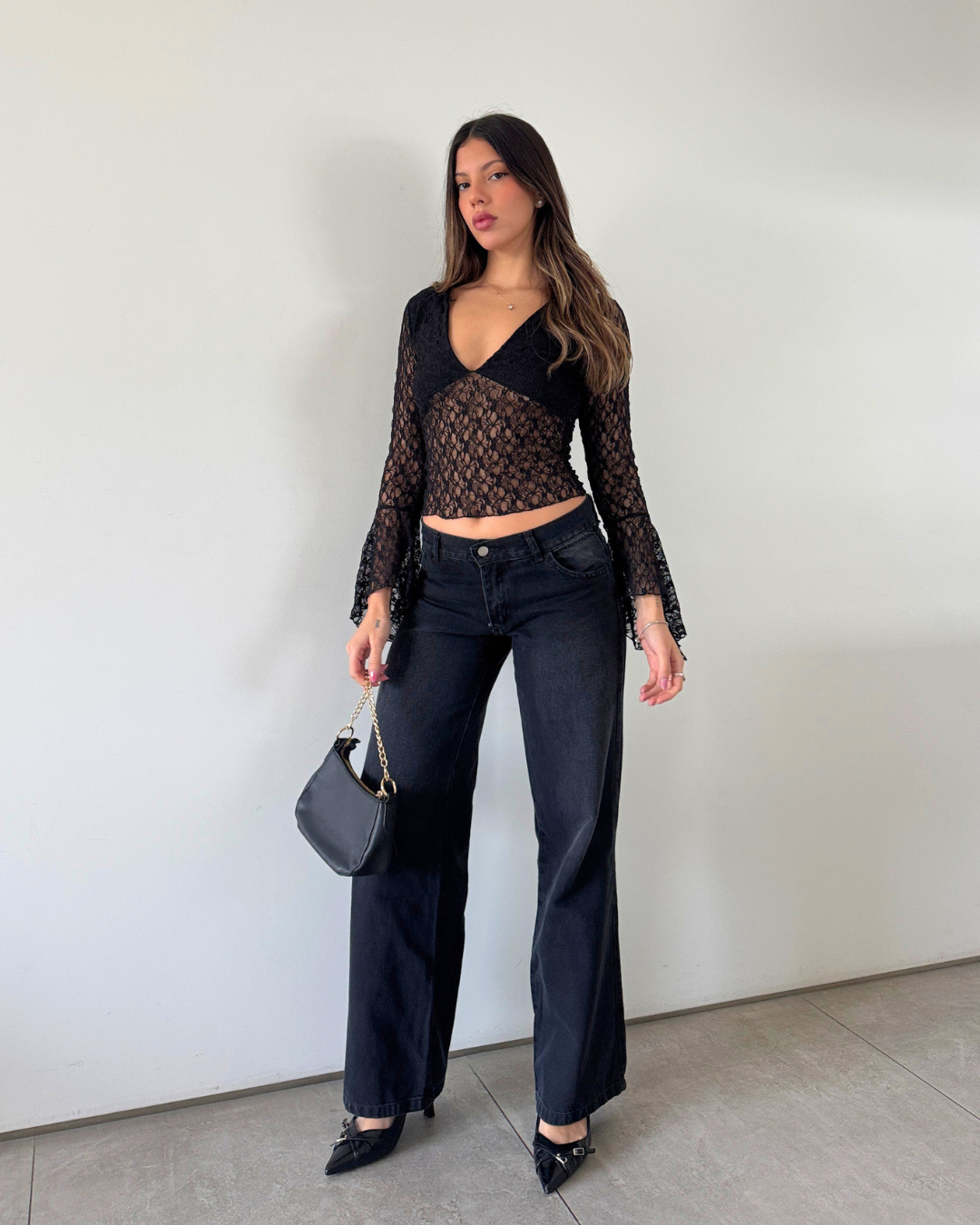 Wide Leg Lola Gris