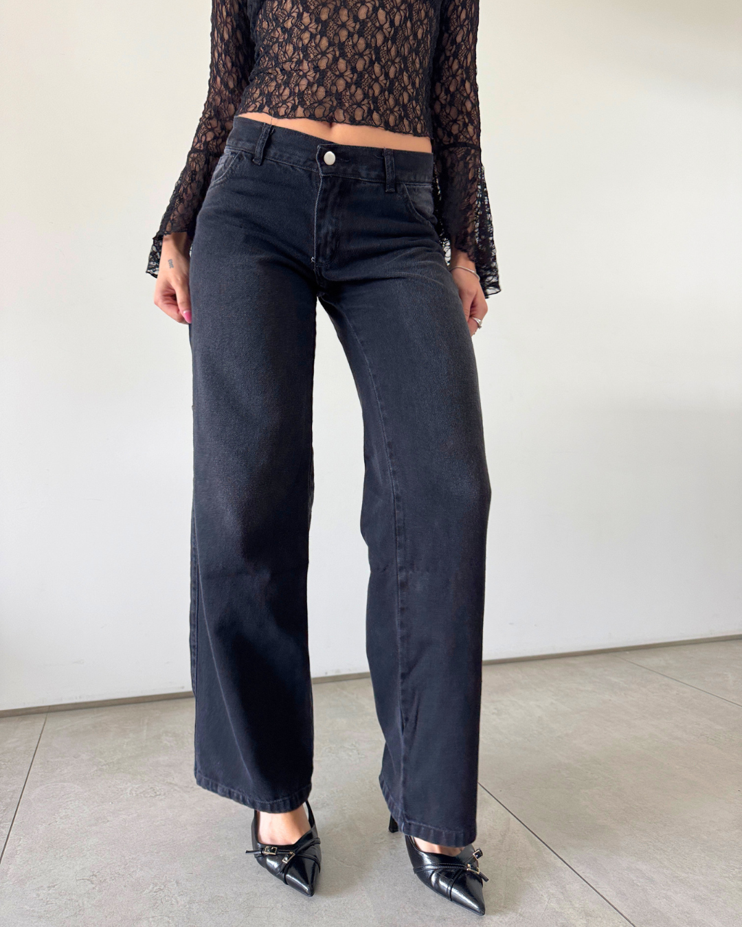 Wide Leg Lola Gris - Imagen 5