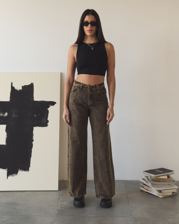 Wide Leg Sasha Oxido - Imagen 2
