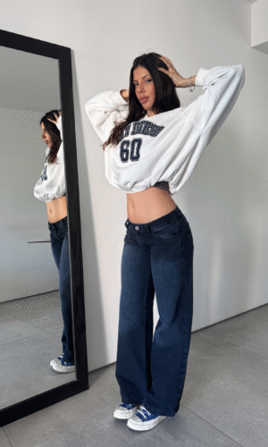 Wide Leg Lola Azul